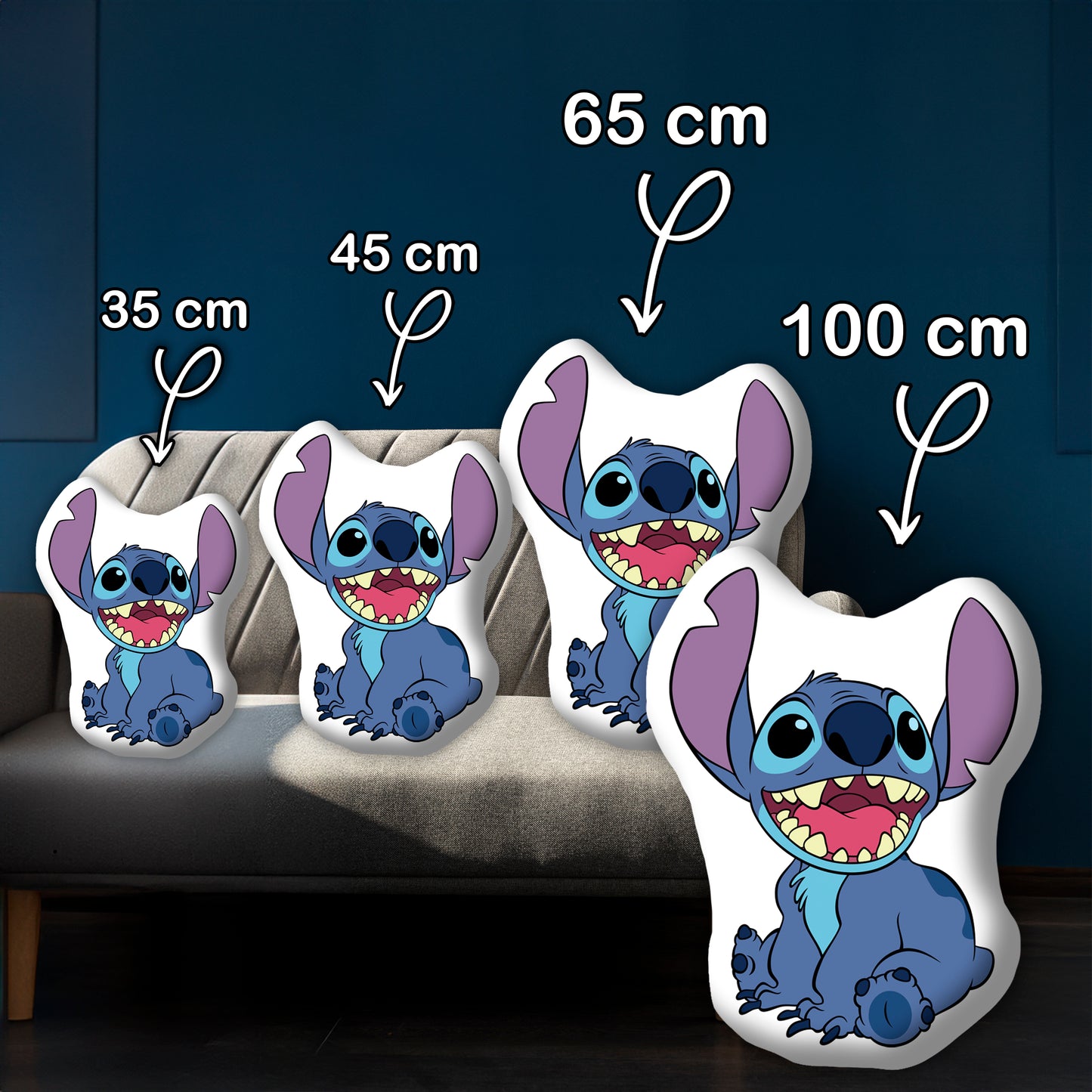Benutzerdefiniertes Stitch 3D-Kissen