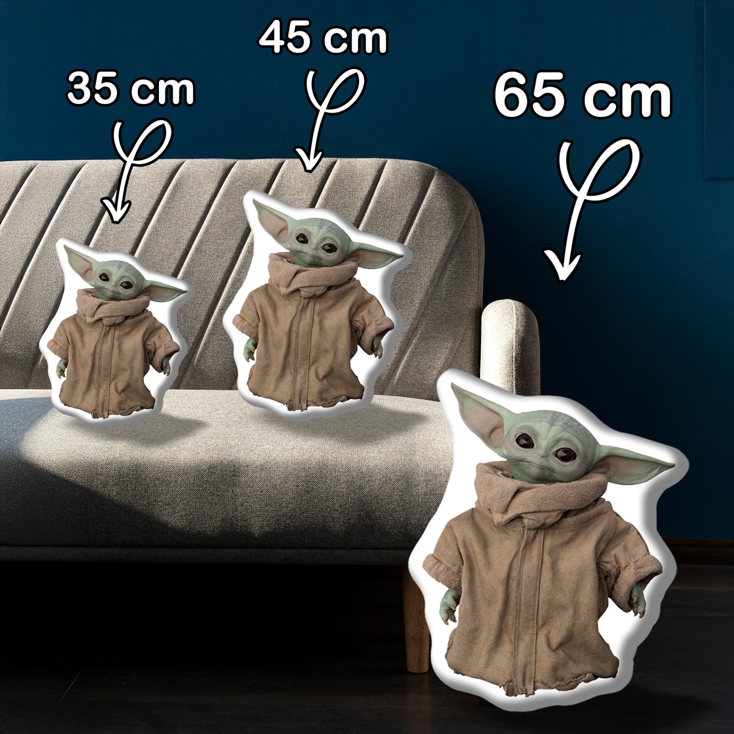 3D-Kissen mit Grogu
