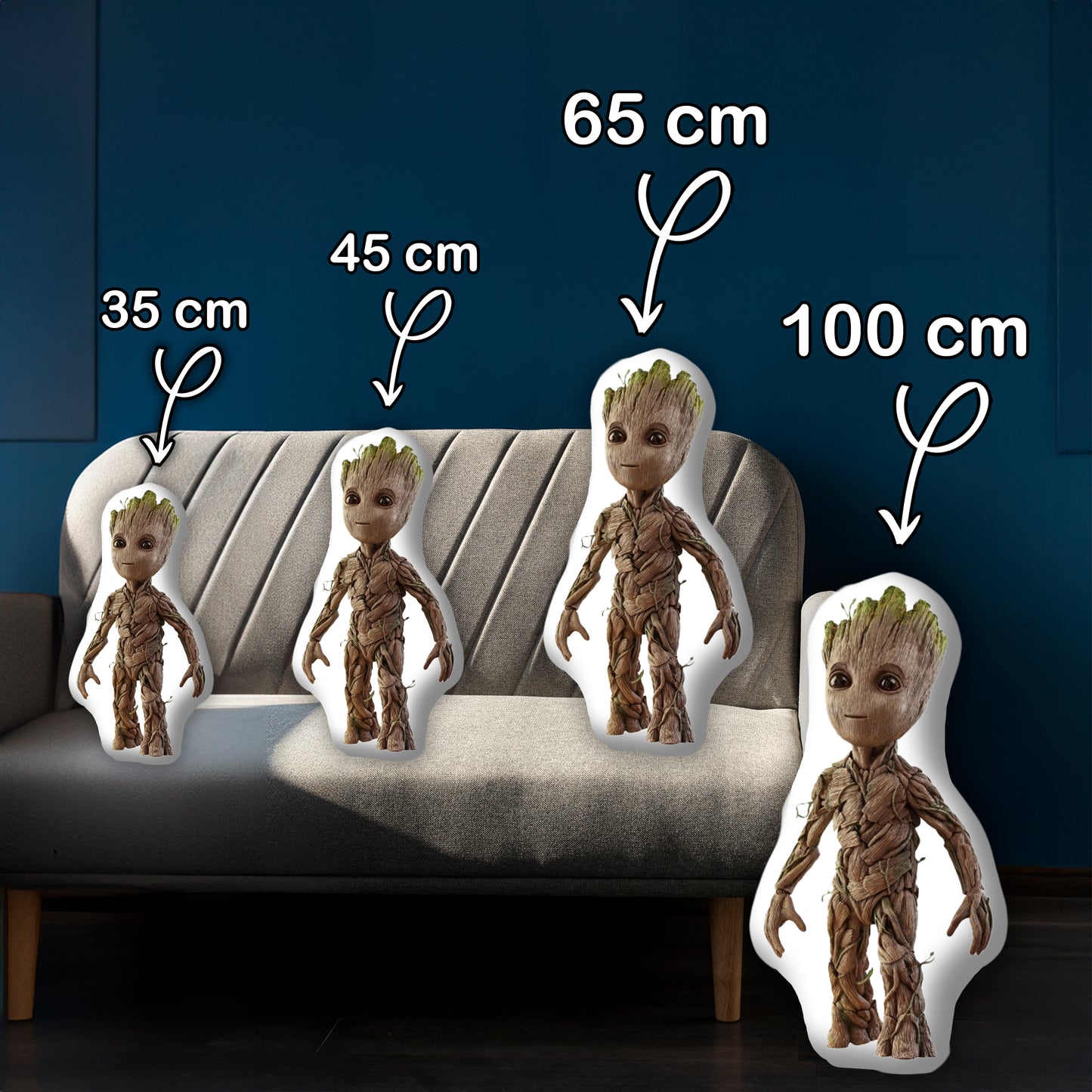 3D Kissen Groot