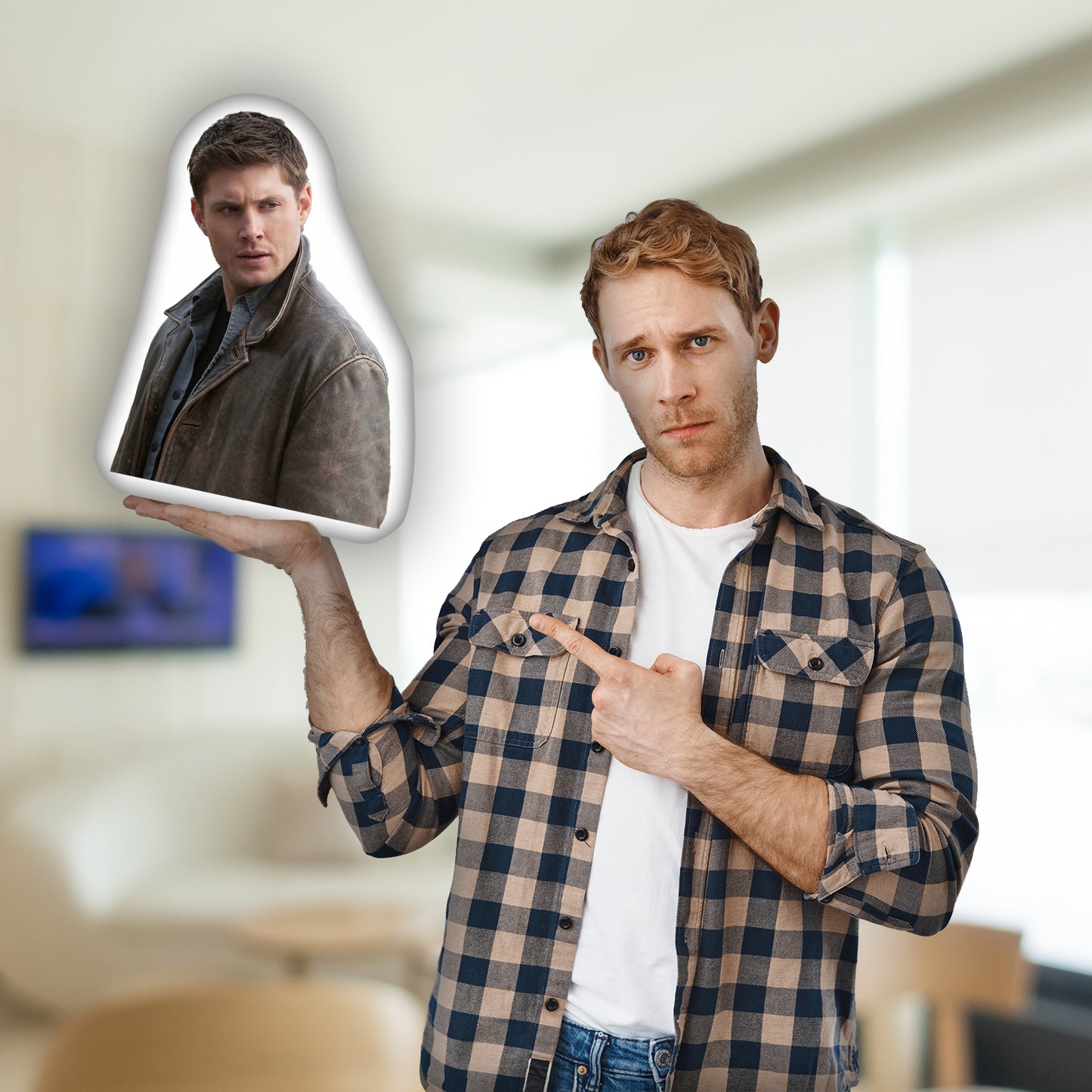 Dean Winchester 3D-Kissen