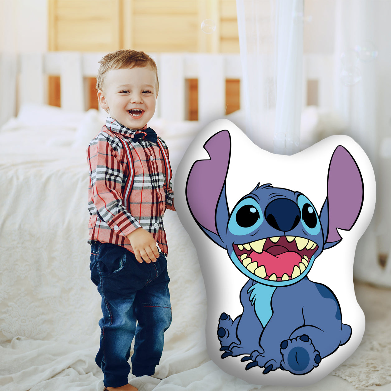 Benutzerdefiniertes Stitch 3D-Kissen