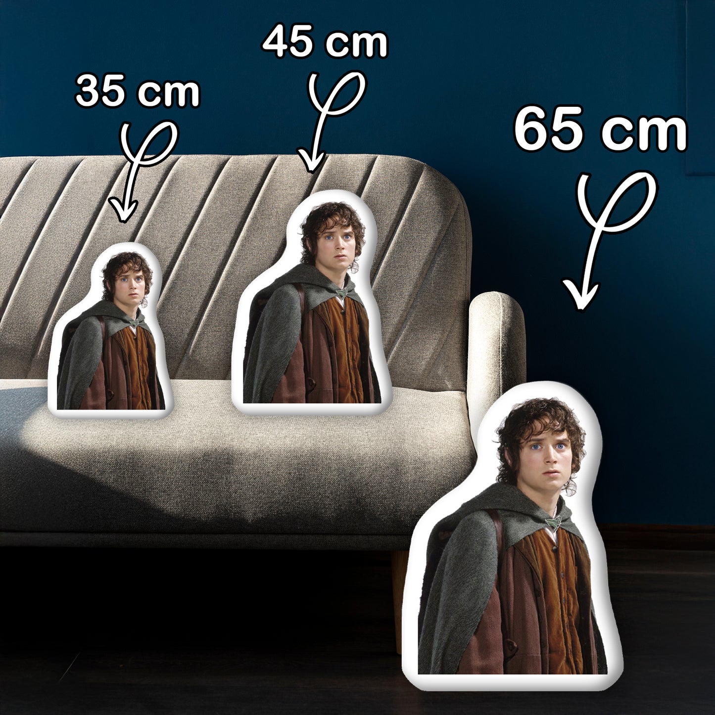 Frodo Beutlin 3D-Kissen