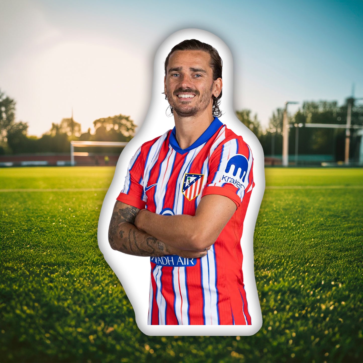 Antoine Griezmann 3D-Kissen