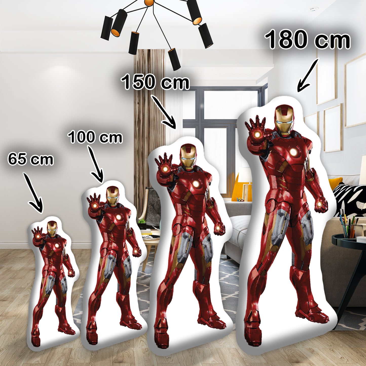 3D-Kissen mit Iron Man