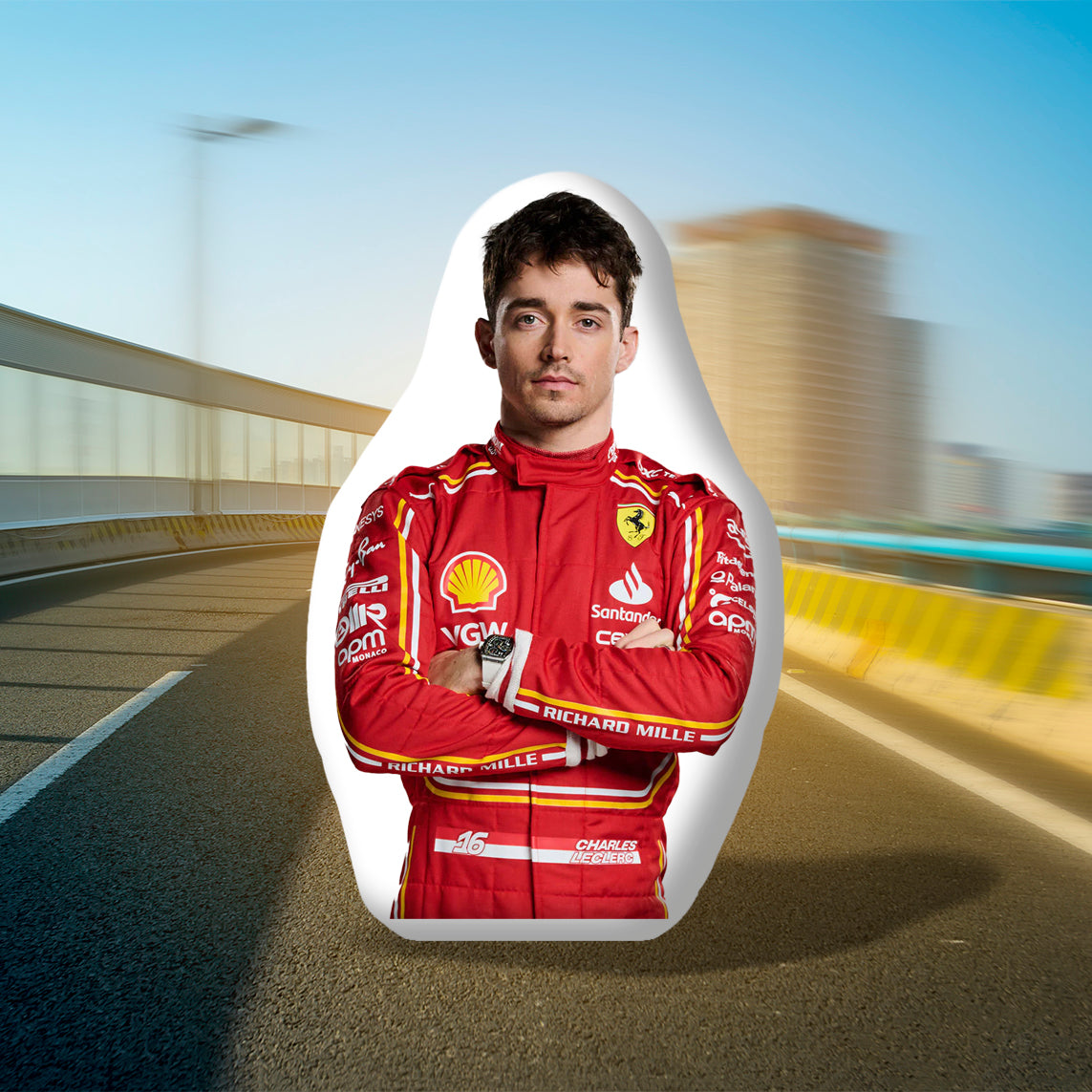 Charles Leclerc Kissen