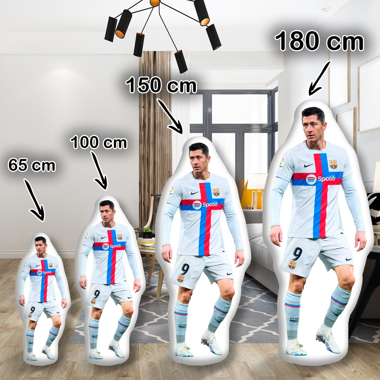 Robert Lewandowski 3D-Kissen