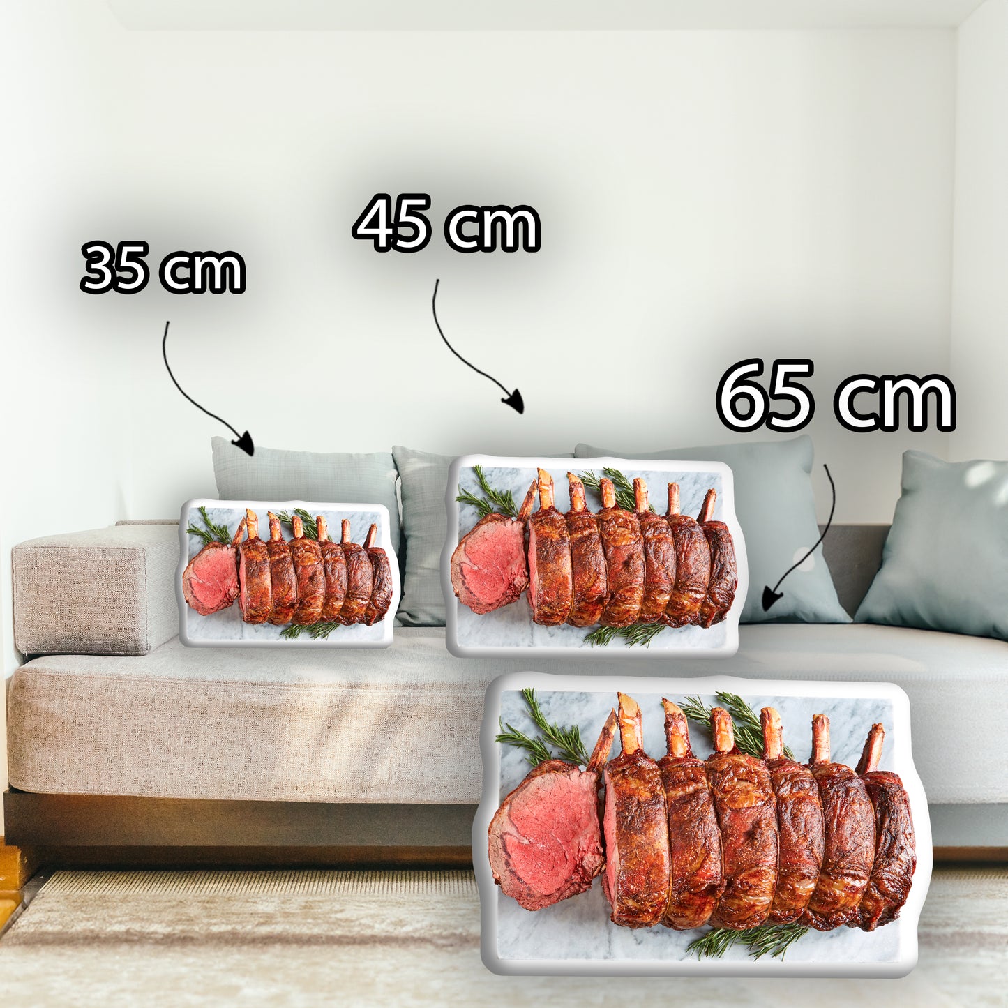 Roastbeef 3D Kissen