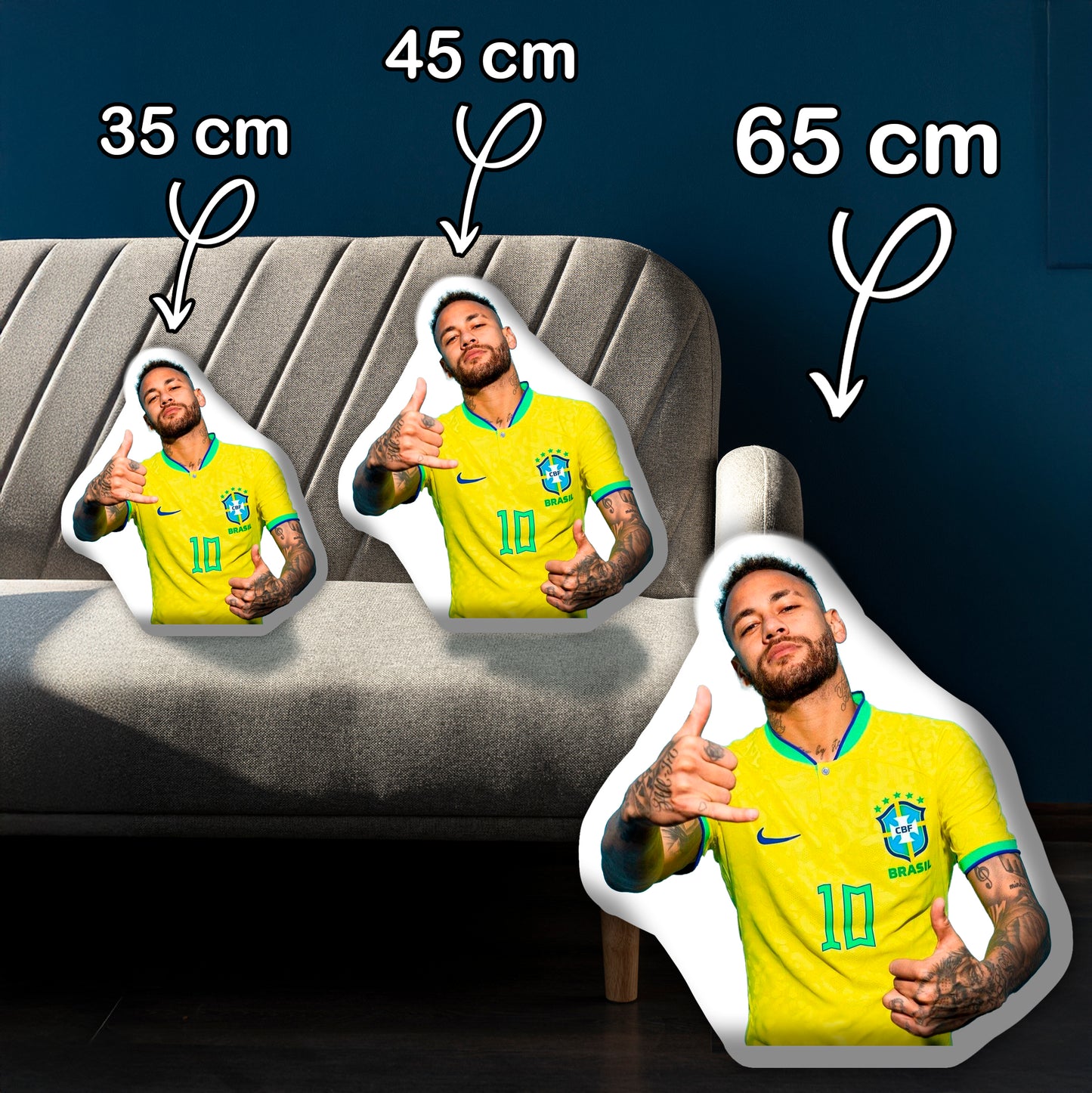 Neymar Kissen nach Maß