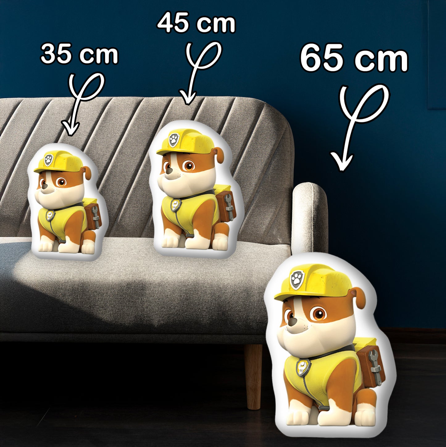 3D Kissen mit Schutt