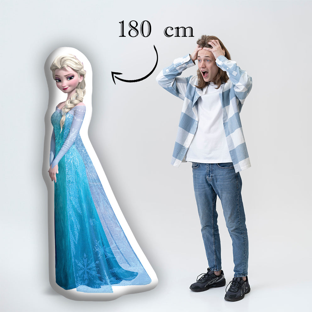 Lebensgroßes Elsa-Kissen nach Maß