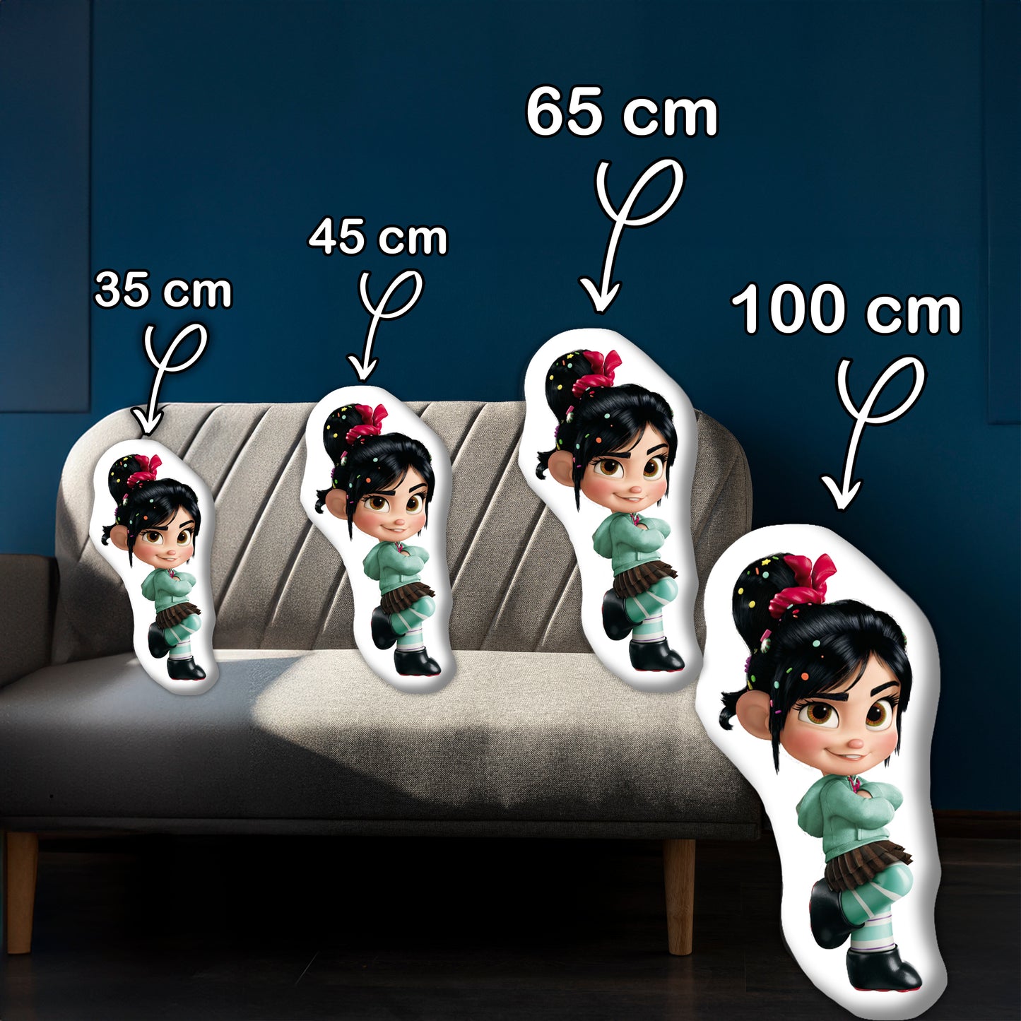 Vanellope von Schweetz Custom Kissen