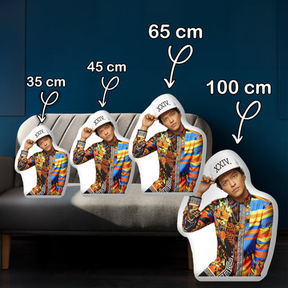 Custom Pillow Featuring Bruno Mars A Perfect Gift for Fans