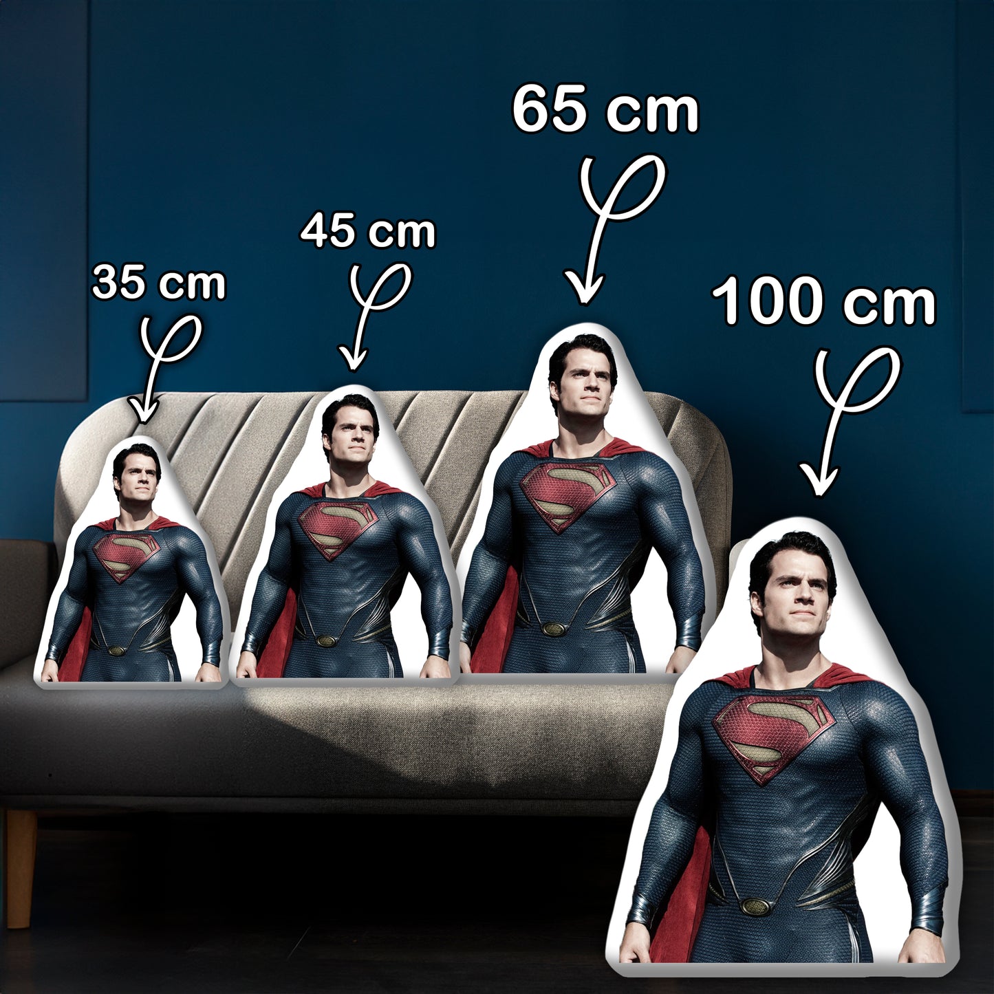 3D-Kissen Superman