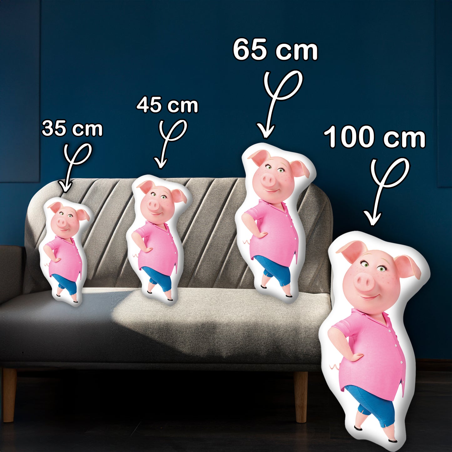 Rosita from "Sing" Shaped Pillow