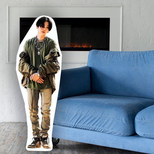 Giant Life-Size Suga 3D Pillow,  A Stylish Tribute to BTS Fans