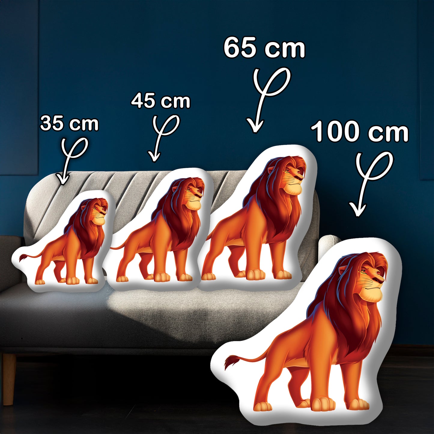 Simba Custom Pillow