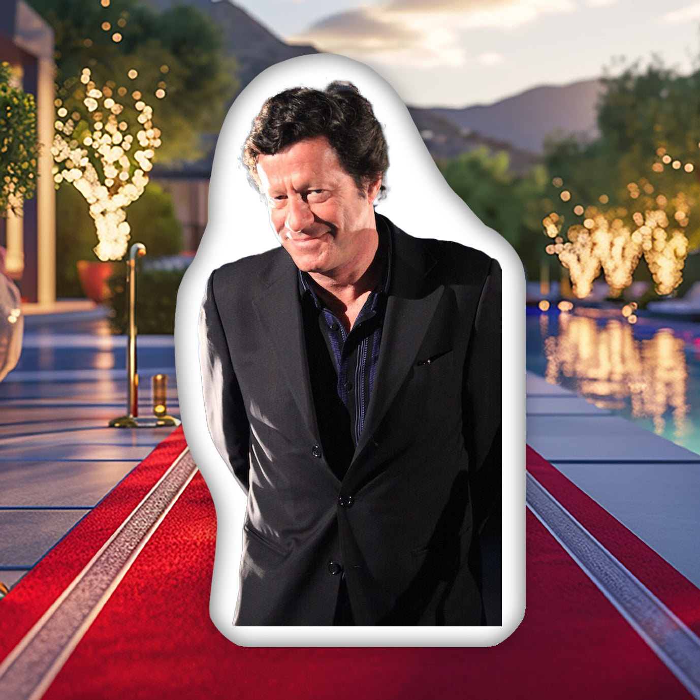 Custom Pillow Featuring Joaquim de Almeida A Perfect Gift for Fans