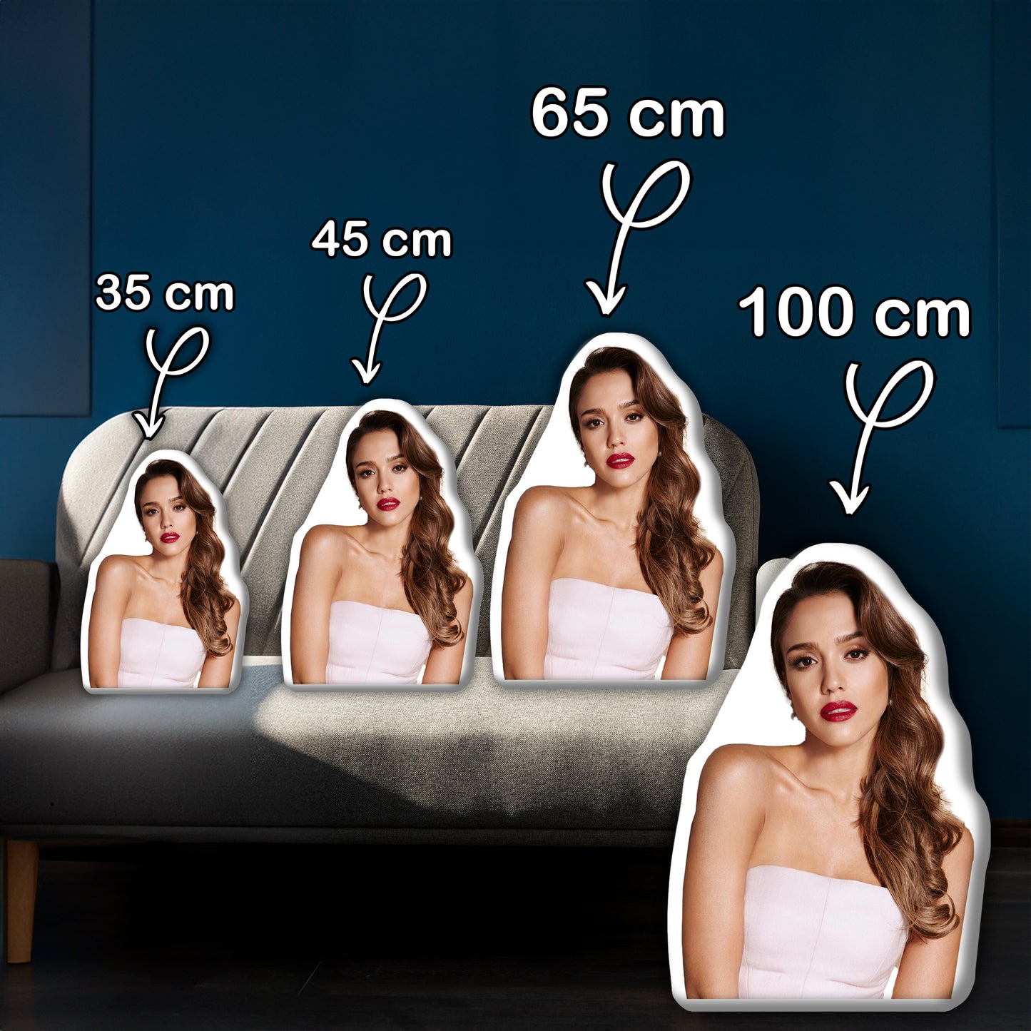 Jessica Alba 3D Pillow The Perfect Gift for Fans