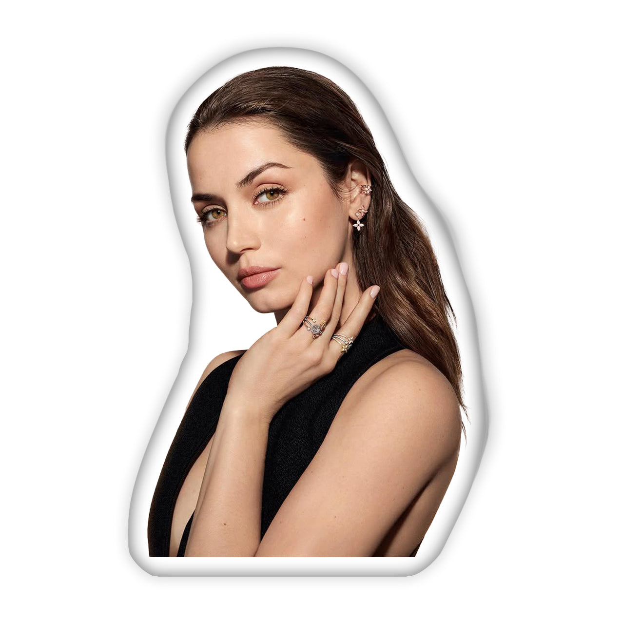 Custom Pillow Featuring Ana de Armas A Stylish Gift for Fans