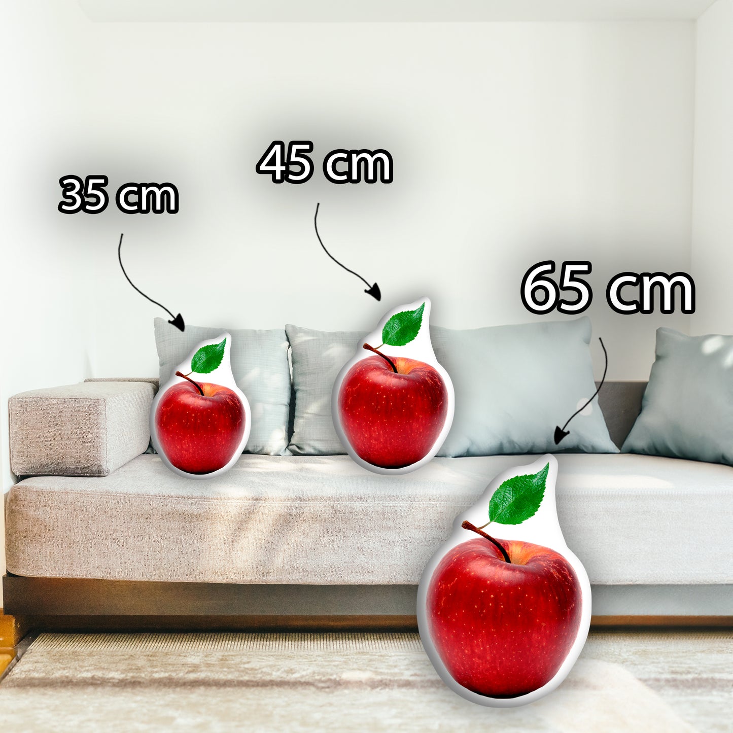 Apple Decorative Pillow, A Fresh and Playful Touch for Your Home Decor