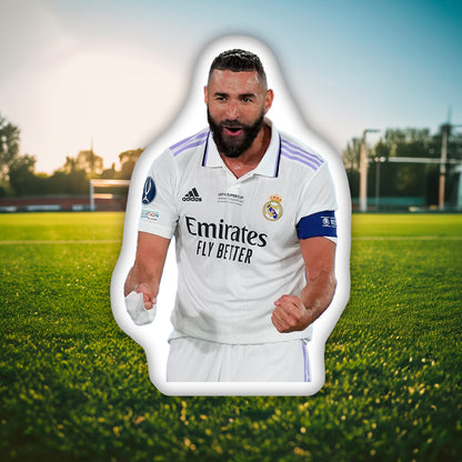 Karim Benzema Pillow A Striking Tribute for Football Fans