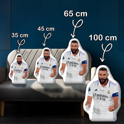 Karim Benzema Pillow A Striking Tribute for Football Fans