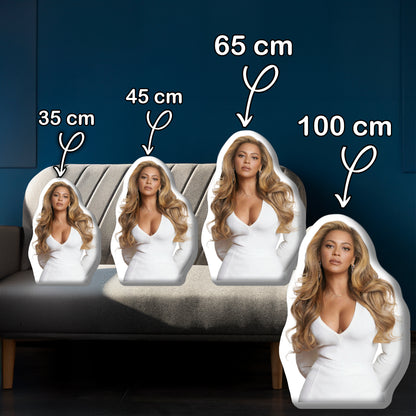 Custom Pillow Featuring Beyoncé A Perfect Gift for Fans