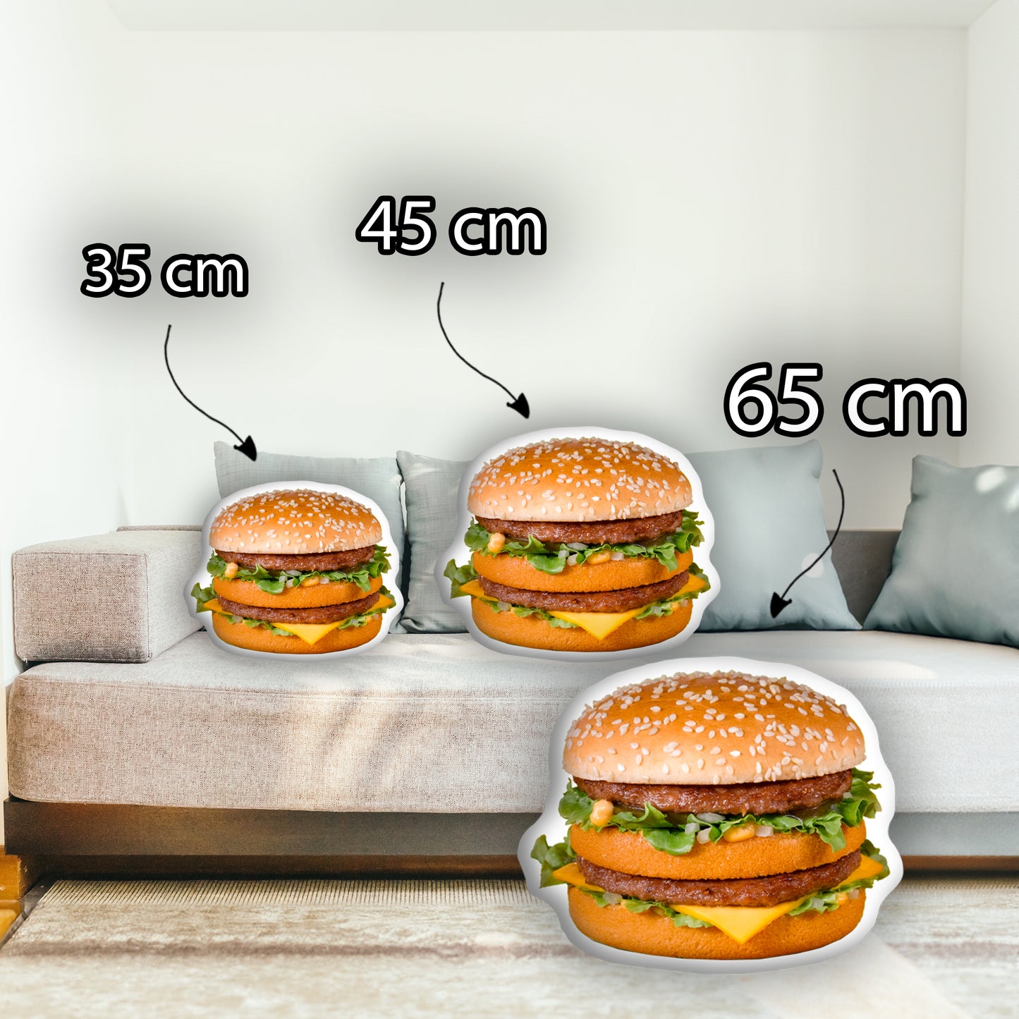 Big Mac 3D Pillow, A Classic Fast Food Favorite