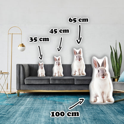 3D Pillow with Bunny, The Perfect Gift for Animal Lovers and Spring Enthusiasts