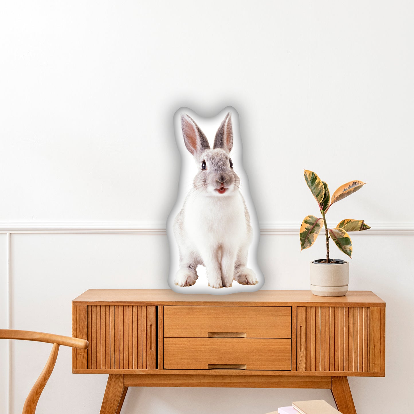 3D Pillow with Bunny, The Perfect Gift for Animal Lovers and Spring Enthusiasts