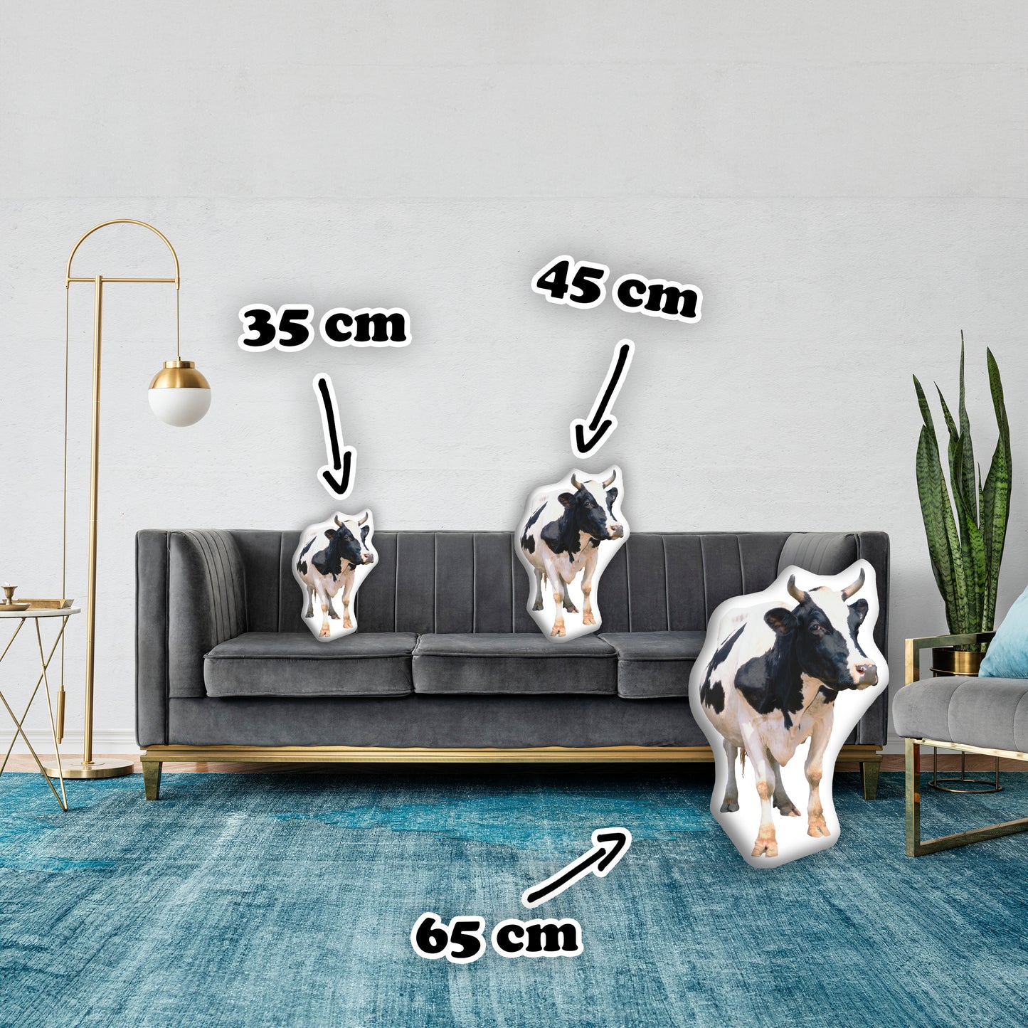 Cow 3D Pillow,  A Charming Gift for Animal and Farm Lovers