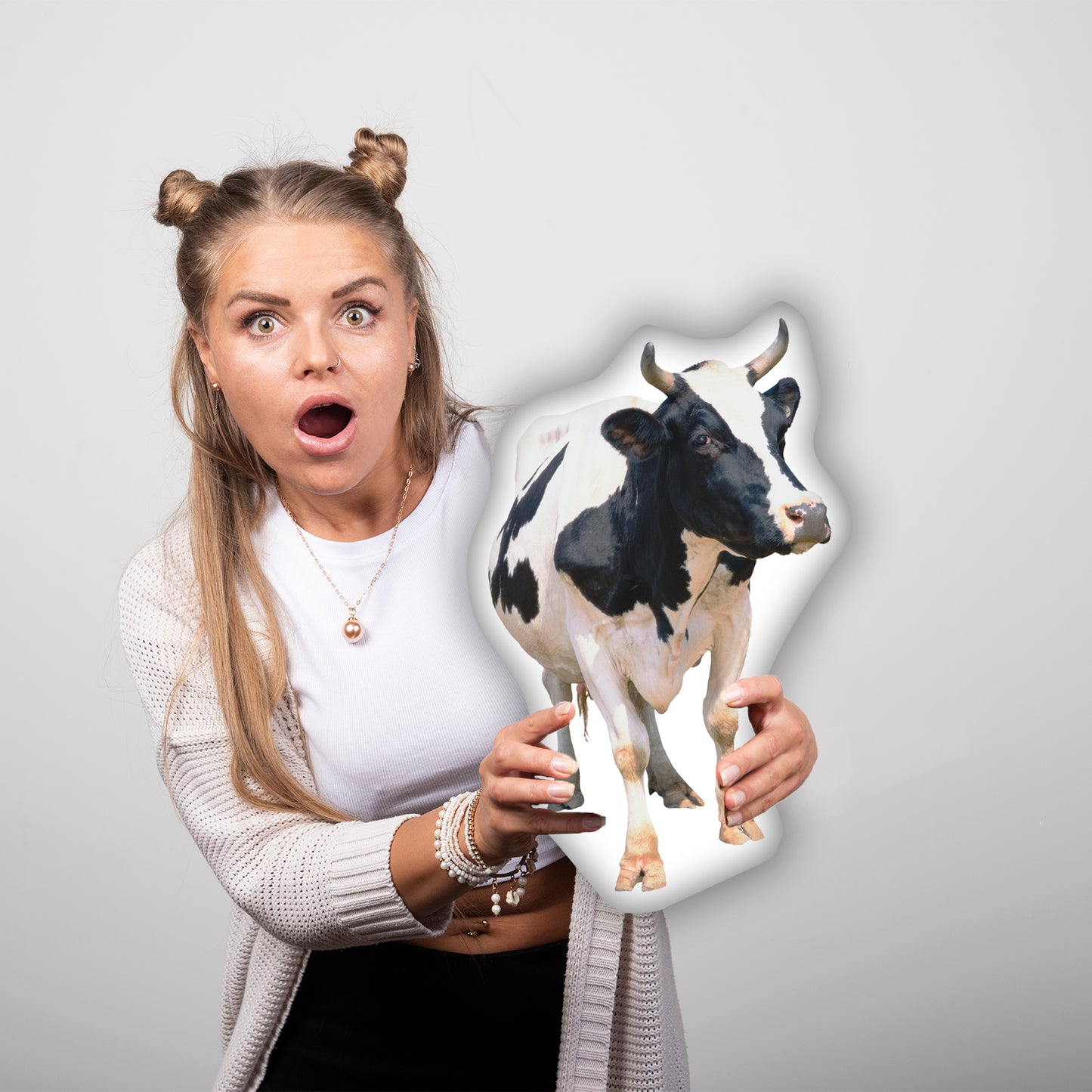 Cow 3D Pillow,  A Charming Gift for Animal and Farm Lovers