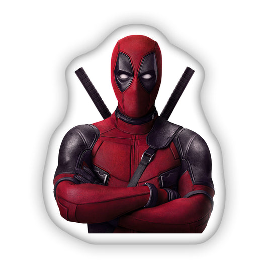 Kissen in Deadpool-Form