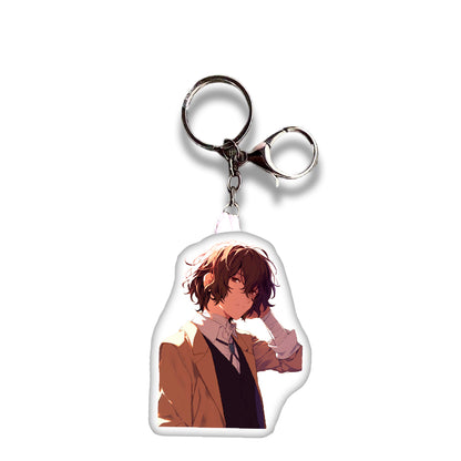 Soft Dazai Osamu Keychain, A Must-Have for Bungo Stray Dogs Fans