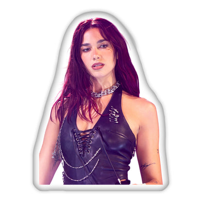 Custom Pillow Featuring Dua Lipa A Chic Gift for Fans