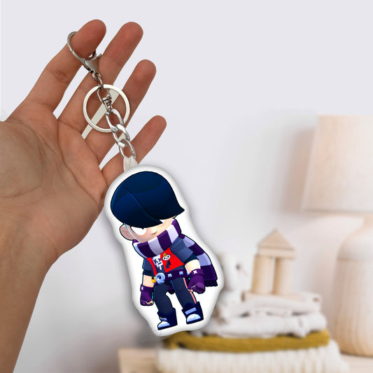 Soft Edgar Keychain, Accessory for Brawl Stars Fans