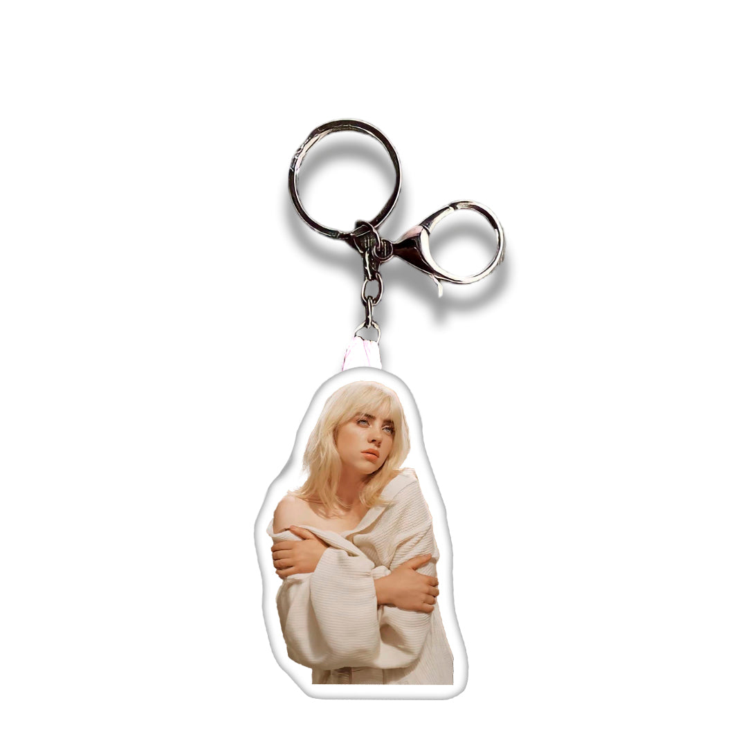 Soft Billie Eilish Keychain, A Stylish Accessory for Music Fans