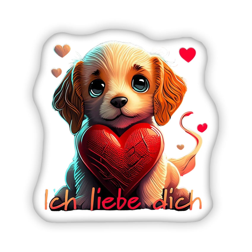 Custom Pillow Ich liebe dich The Perfect Gift for Valentine's Day