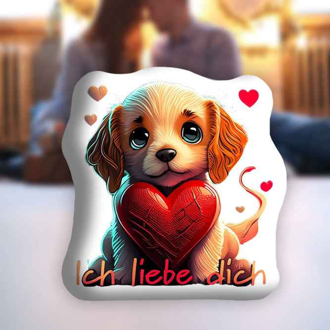 Custom Pillow Ich liebe dich The Perfect Gift for Valentine's Day