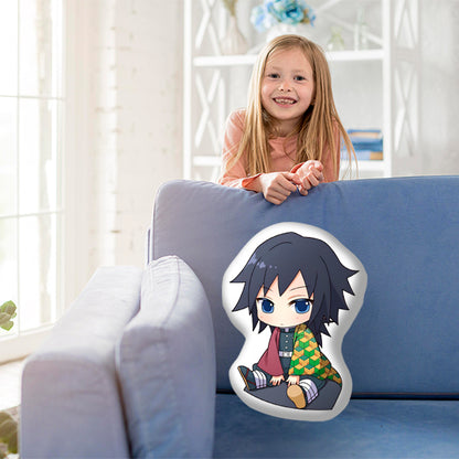 Giyu Tomioka Pillow, The Stoic Water Hashira from Demon Slayer