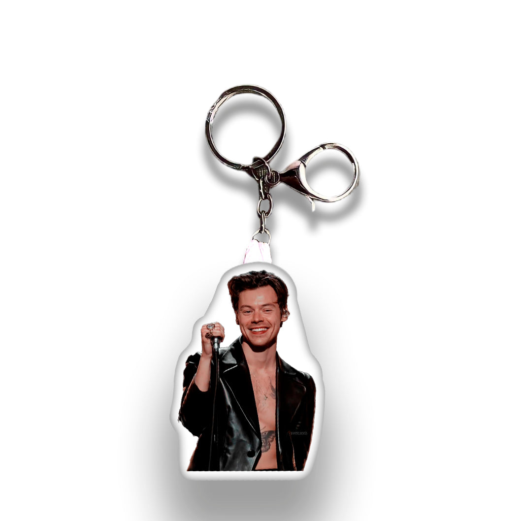 Harry Styles Plush Keychain,  A Stylish Tribute for Fans of the Pop Icon