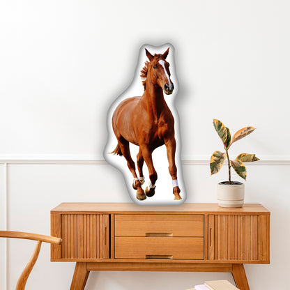 Horse Decorative 3D Pillow,  A Perfect Gift for Animal Lovers