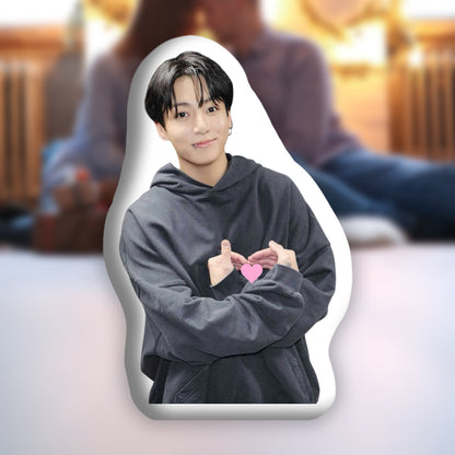 Double Sided Printed Pillow with Jungkook The Perfect Gift for BTS Fans