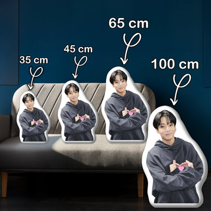 Double Sided Printed Pillow with Jungkook The Perfect Gift for BTS Fans