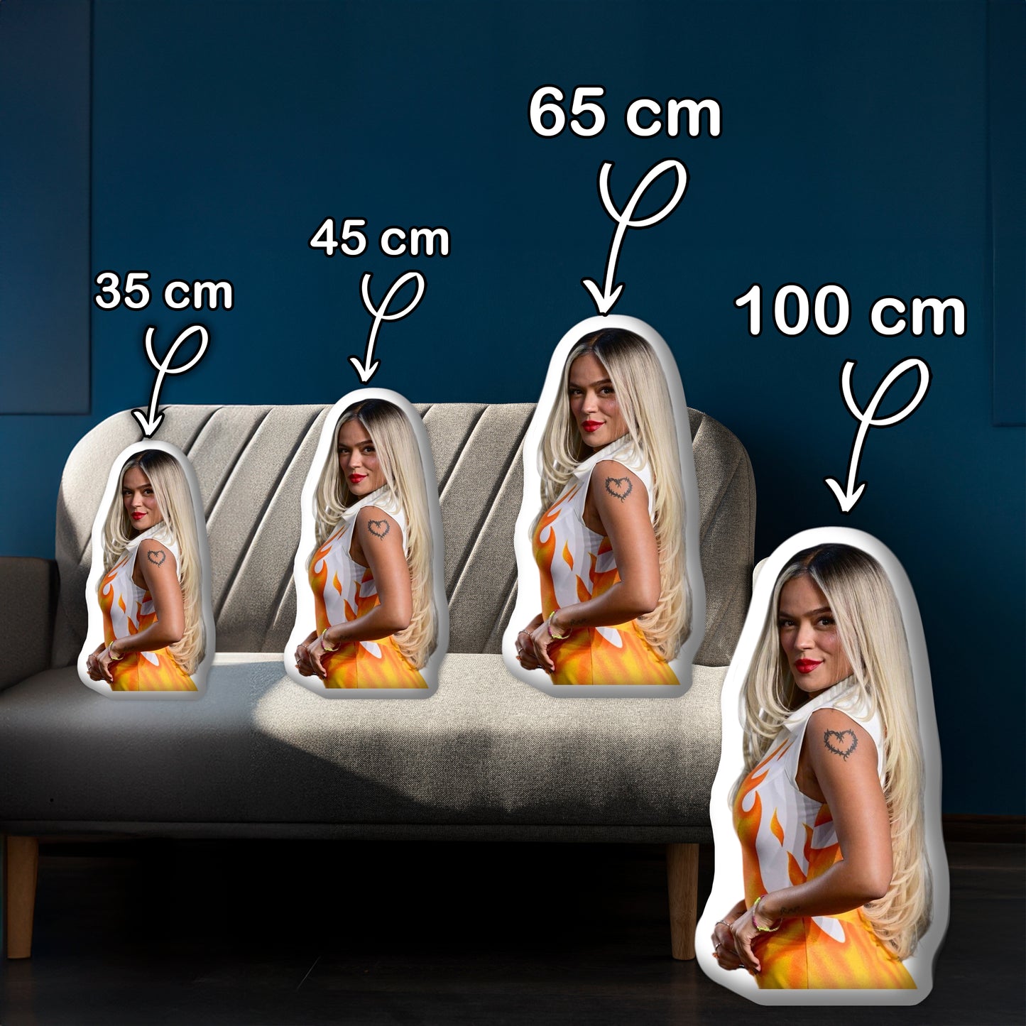 3D Pillow with Karol G A Perfect Gift for Fans