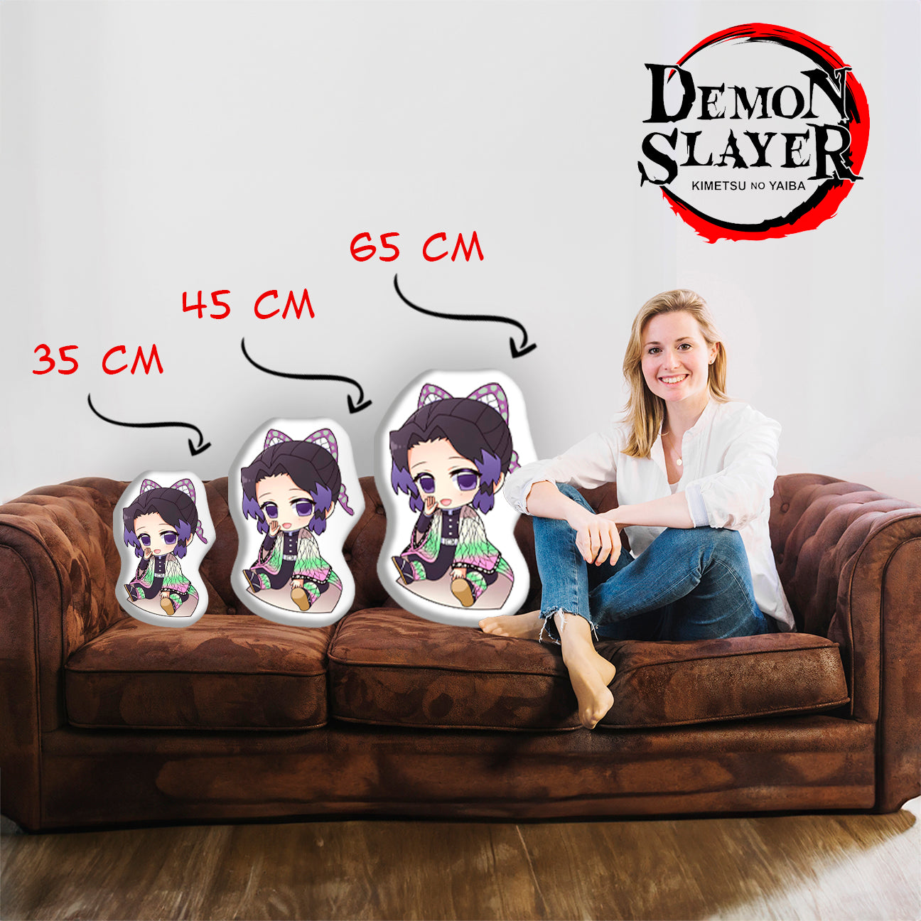 Shinobu Kocho 3D Pillow, Grace and Strength from the World of Demon Slayer