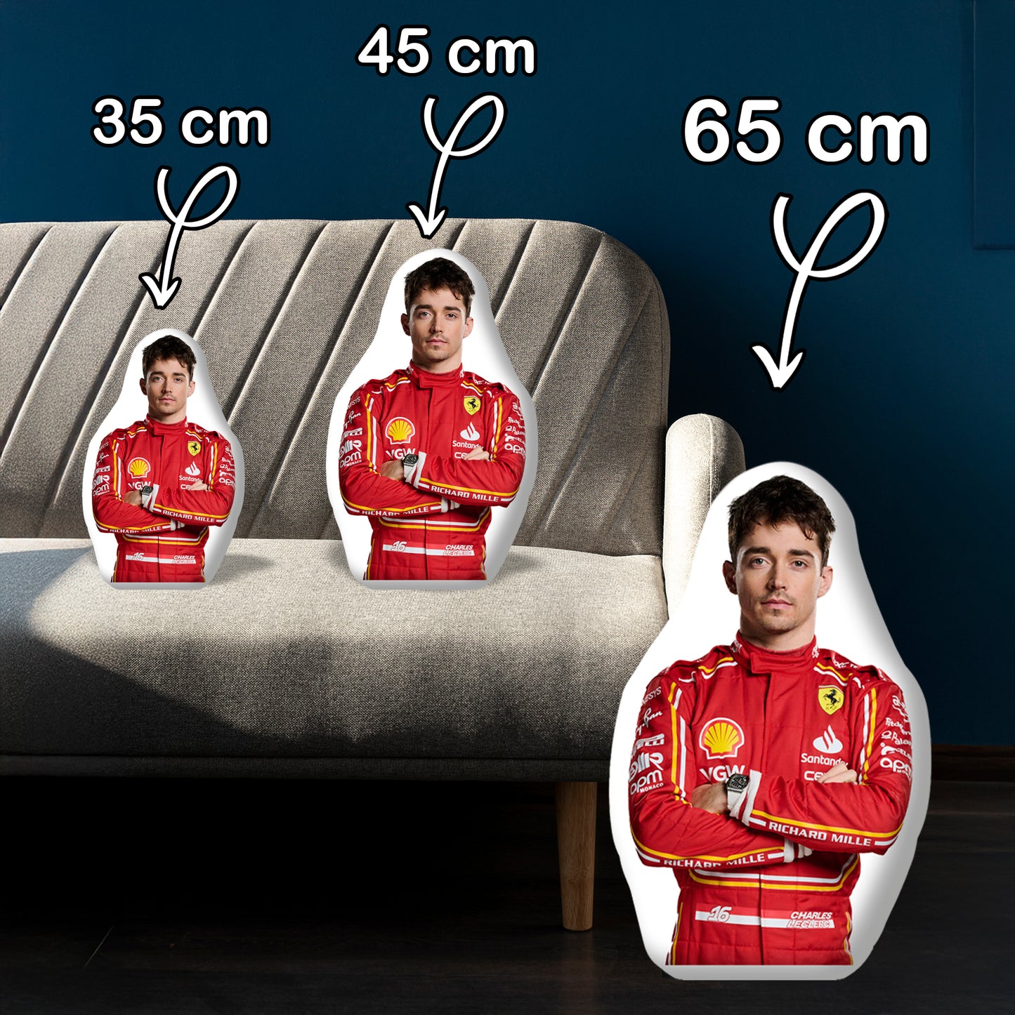 Charles Leclerc Pillow A Speedy Tribute for F1 Fans