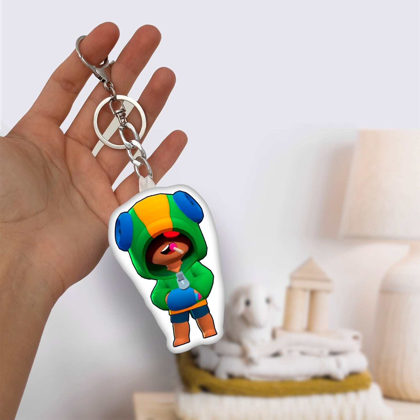 Leon Brawl Stars Keychain, A Must-Have for Brawl Stars Fans