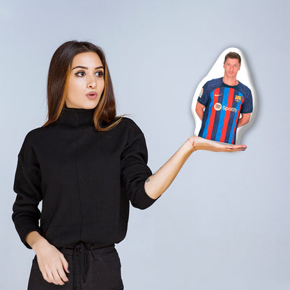 Decorative Pillow with Robert Lewandowski,  A Must-Have for Football Fans