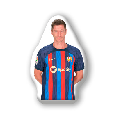 Decorative Pillow with Robert Lewandowski,  A Must-Have for Football Fans